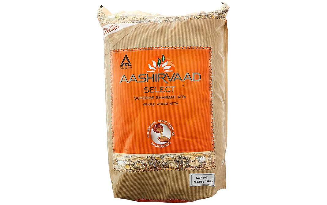 Aashirvaad Select Superior Sharbati Atta    Pack  5 kilogram